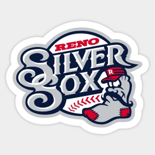 Defunct Reno Silver Sox Golden League Baseball Sticker